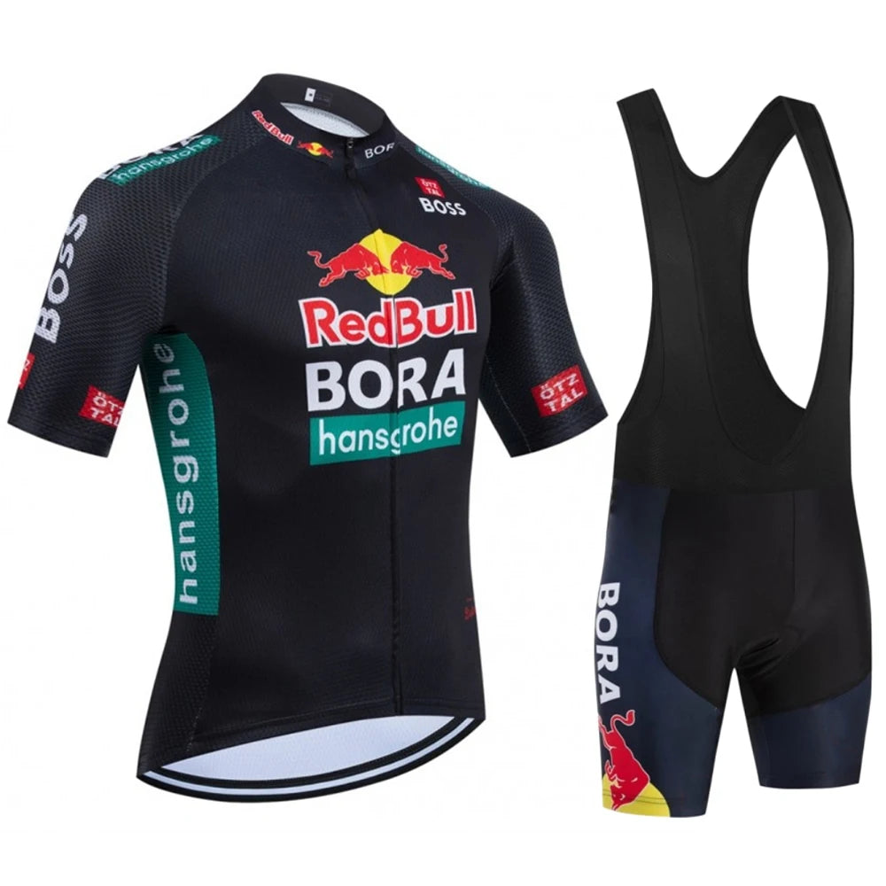 Red Bull Bicycle Clothing Jersey Cycling Uniforms for Men Jacket Team Set Bike Man Sports Bicycles Men's Cycling Suit Road Bikes