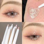 Diamond White Eyelid Highlighter Pen for Brightening Eye Glitter Golden Eyeliner Eyeshadow Stick for Stunning Makeup Results