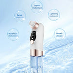 Blackhead Remover Pore Vacuum Face Cleaner Electric Pimple Acne Removal USB Rechargeable Water Cycle Black Dot Remover