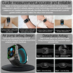 2025 AI Diagosis ECG Health Smart Watch Men Blood Pressure Lipid Uric Acid NFC Air Pump Airbag Health Smartwatches Women For IOS