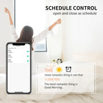 Smart Tuya Wifi/Zigbee Electric Curtain Shutter Motor with RF Remote 22.5CM Size APP Control Alexa Google Assistant SmartThings