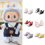 For LABUBU Canvas Shoes Suitable for 17cm Labubu Dolls Shoes Boots Toys Casual Sports Shoes Dolls Accessories DIY Doll Toys