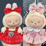 Sweet Princess Style Doll's Cloth for Labubu 17cm The Monster Outfit Accessories Clothing DIY Kids Gift High-quality Dress Cloak