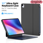 Lightweight Magic Keyboard for iPad Air 2025 Case for iPad Air 6 11 2024 Pro 13 Pro 11 2024 for iPad Pro 12.9 Air 4 5 10.9