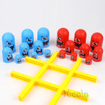 Tic Tac Toe Big-Eat-Small Gobble Game – Fun & Educational Parent-Child Board Game |