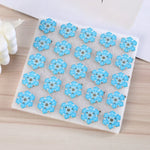 50pcs Flashing Christmas Brooch Pins Light Up Cartoon Badge Gift Stocking Xmas Holiday Party Supplies Costume Accessories