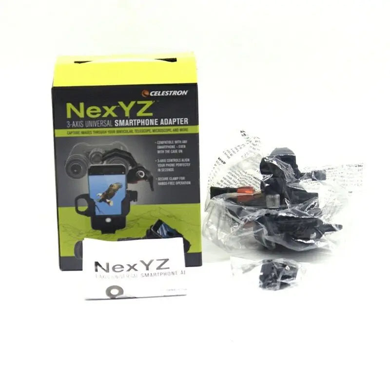 Celestron NexYZ 3-Axis Universal Smartphone Adapter Mobile Cell Phone Mount For Astronomical Telescope Binoculars Microscope
