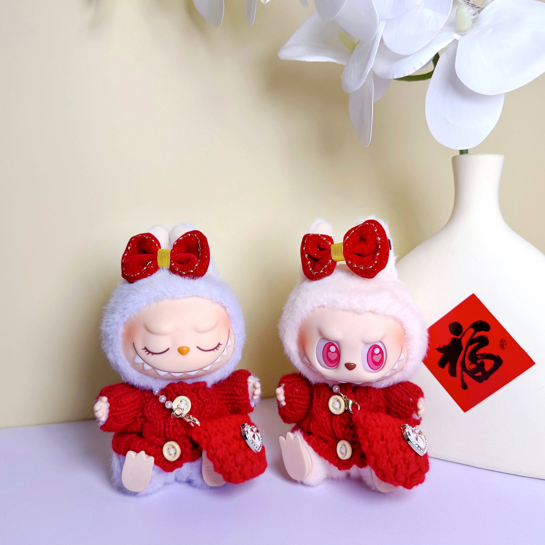 Labubu Plush Doll Clothes – Cute Macaron Outfit