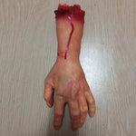 Halloween Horror Props Bloody Hand Haunted House Party Decoration Scary Fake Hand Finger Leg Foot Brain Heart Halloween Supplies