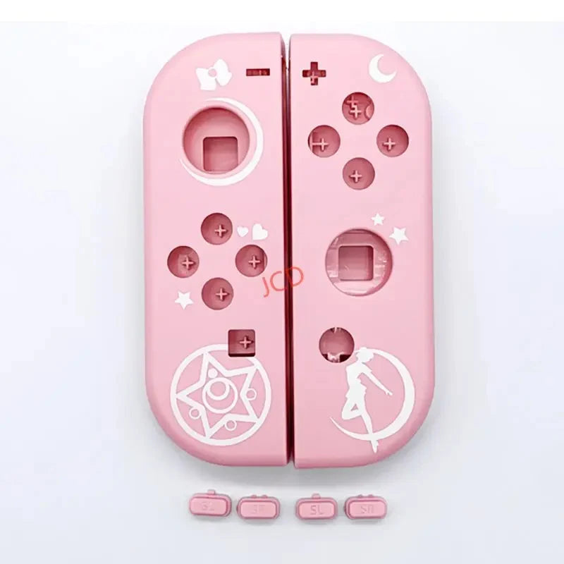 Cartoon pattern Front Back with Middle Frame Shell Housing Case Plastic Cover For Nintend Switch NS NXJoy-Con JoyCon Controller