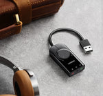 UGREEN Sound Card USB Audio Interface External 3.5mm Microphone Audio Adapter Soundcard for PC Laptop PS4 Headset USB Sound Card
