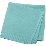 Personalized Kid Name Baby Blanket Embroidered Newborn Stroller Swaddle Breathable Cotton Knitted Bedding