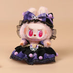 For 17cm Labubu V2 V1 Purple Dress Doll Clothes Outfit Accessories Idol Doll Clothing for Kid Gift Labubu Ropa