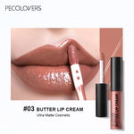 1PC Butter Gloss Non-Sticky Lip Gloss Long Lasting Nude Lip Makeup Hydrating Lip Gloss with Essential Oil Liquid Lipstick