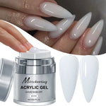 15/30g Quick Builder Nail Gel White Nude Pink Clear Nail Art Extension Gel Multifunctional Acrylic Gel Soak Off UV LED for Salon