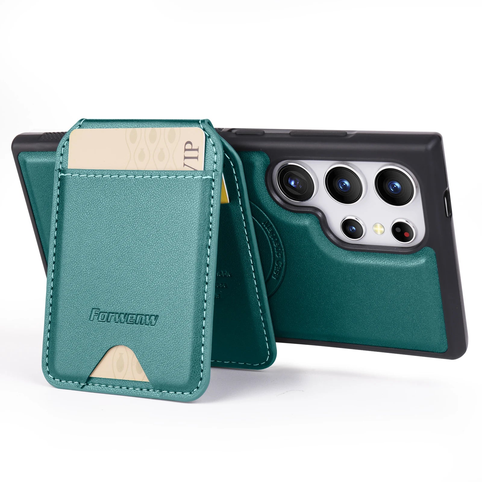 Leather Case For Samsung Galaxy A16 A36 A56 A55 A35 A15 A25 S25 S24 Ultra S23 S22 Plus + 2 in 1 Detachable Vertical Wallet Cover