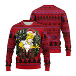 2026 Hot The Simpsons Print Sweatshirt Winter Christmas Ugly Hoodie Women's Casual Pullover Harajuku Festive Streetwear Y2k Top