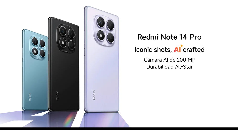 Xiaomi Redmi Note 14 Pro Nfc, Mediatek Helio G100-Ultra, 200Mp Camera, 5500Mah Battery, 120Hz Screen, Charger Not Included