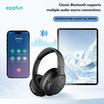 eppfun LE Audio Over Ear Bluetooth 5.4 Headphones with mic,Aptx Lossless/LC3/Auracast Headset for Music Gaming TV Watching QC308