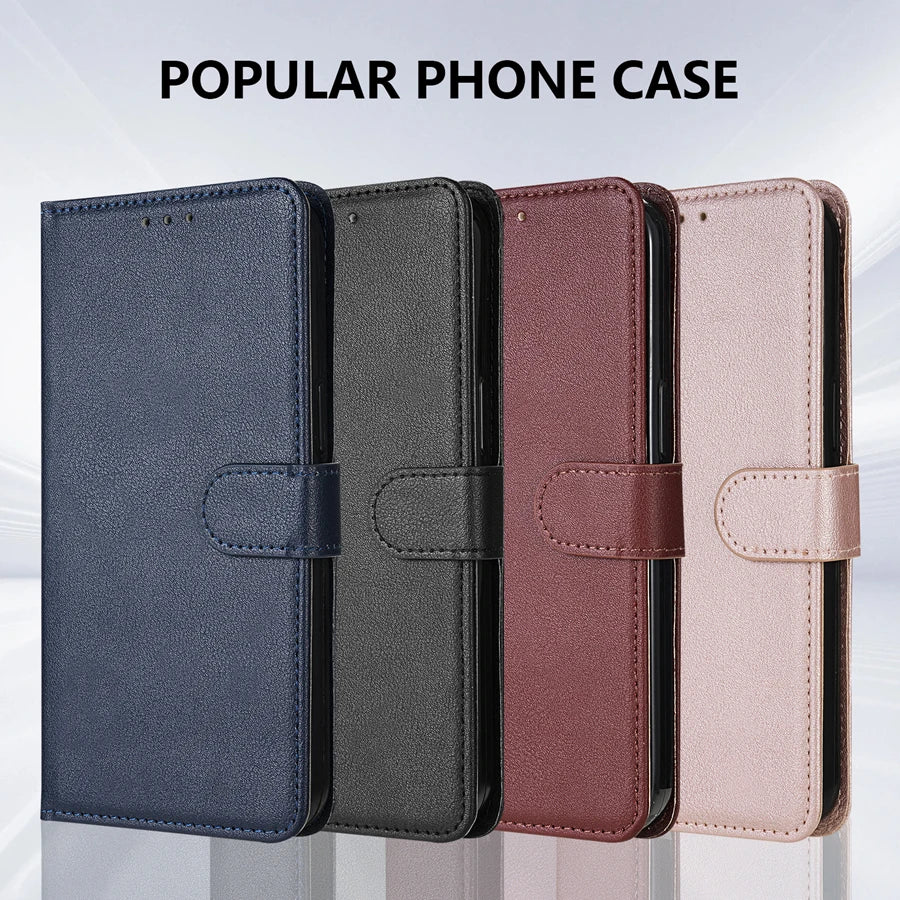 Wallet Flip Leather Case For For Samsung Galaxy A05s A06 A07 A12 A13 A14 A15 A16 A17 A24 A26 A34 A35 A36 A52 A53 A54 A55 A56