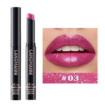Diamond Pearlescent Lipstick Waterproof Long Lasting Non-stick Cup Matte Velvet Shiny Lipsticks Red Sexy Lips Makeup Cosmetics