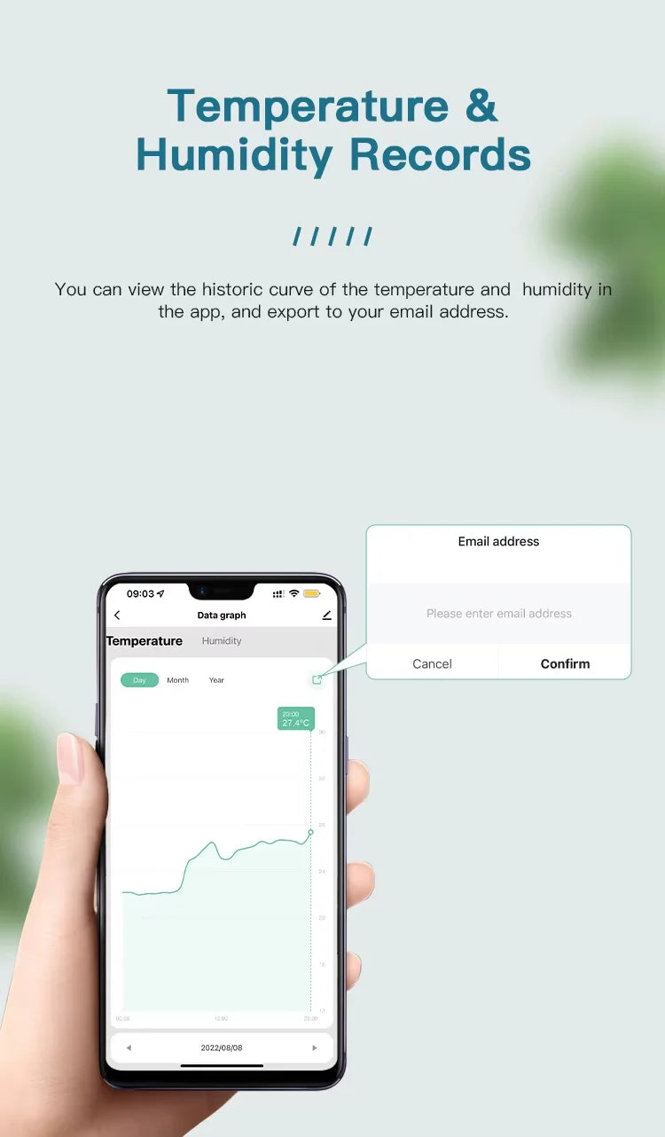 Tuya Zigbee Temperature Humidity Sensor For Smart Home LCD Screen Works With Alexa Google Home APP Smart Life Tuya Smart Yandex