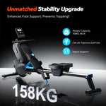 MERACH R05 Magnetic Rowing Machine, Foldable, 16 Resistance Levels, 350lbs Weight Capacity, Bluetooth & App