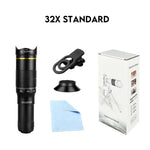 32x Professional Telescope Monocular HD Zoom Phone Lens Camera Telephoto With Tripod Metal Telescope For Tourism Camping