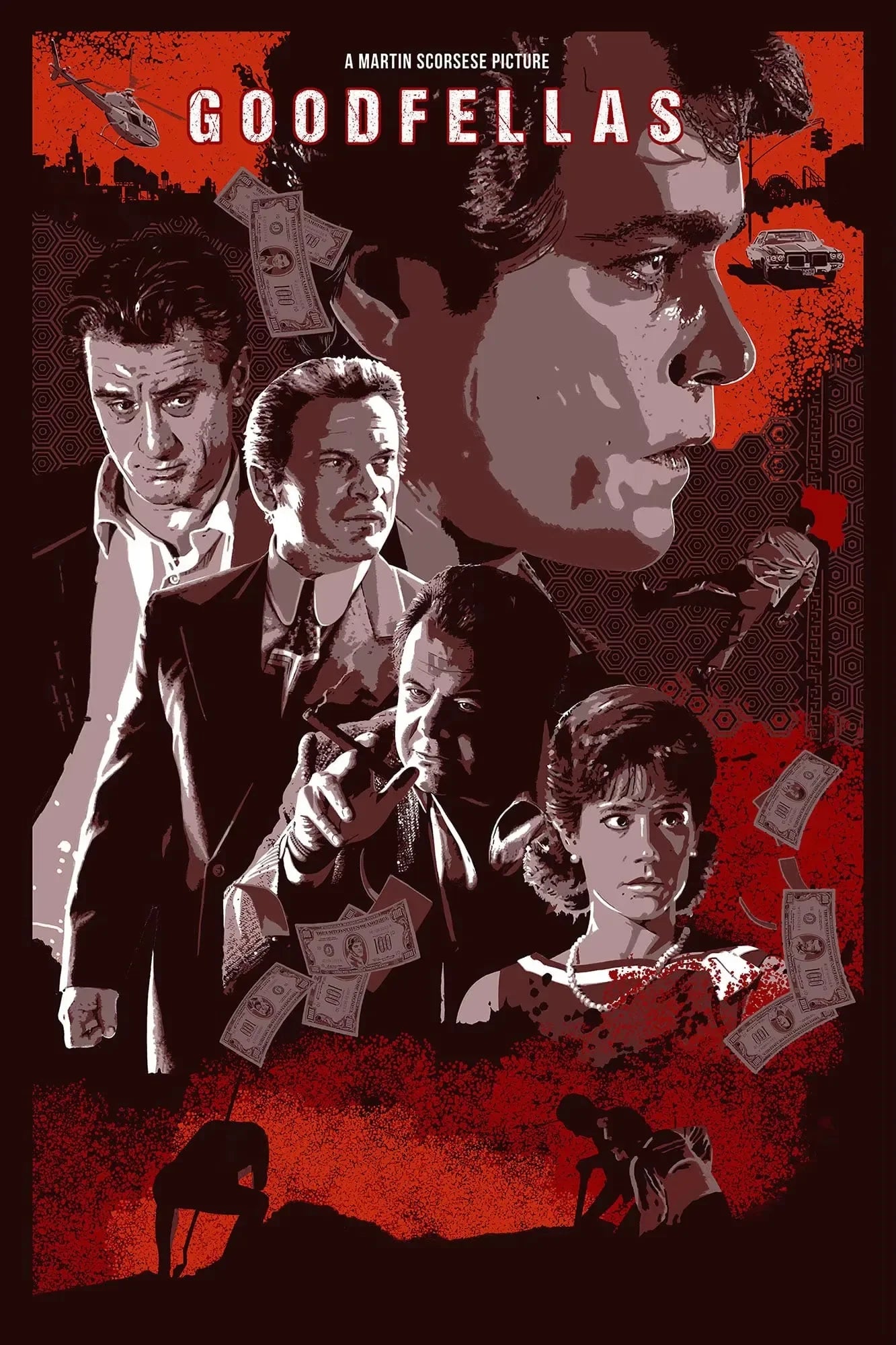 Retro Classic Movie Goodfellas Gangster Film Poster Canvas Painting Wall Art Pictures For Bar Cafe Home Living Room Decor Gift