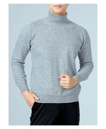 100% Wool Man Pullovers Winter New Fashion Vneck Sweater Hot Sale Wool Knitted Jumpers Male Woolen Clothes Standard Tops