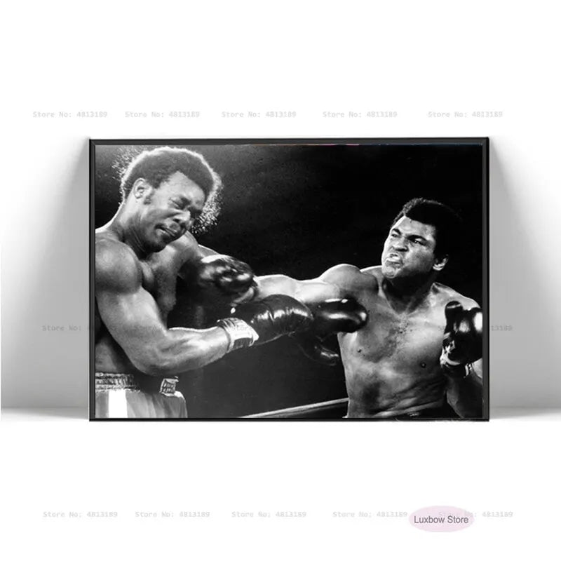 Muhammad Ali Inspirational Boxing Legend Canvas Art Poster  HD Wall Decor for Living Room Home Decor  Classic Motivational Print