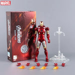 ZD Toys Iron Man Action Figure Mark 35 Red Snapper Iron Man MK 24 MK 22 MK 47 Tony Stark Ironman Figure Action Collect Toy Gift