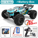 SG116MAX 80KM/H High Speed RC Car Brushless 4WD Off-Road Drift Remote Control Car 1:16 Professional Racing Cars SG116PRO 40KM/H