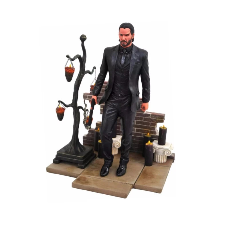 23cm John Wick Art Museum Collection: Hapter2 Handmade Ornament Exquisite Model Birthday Christmas Gift Static