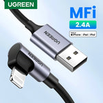UGREEN MFi USB Cable for iPhone 14 13 12 Pro Max 2.4A Lightning Fast Charging Phone Data Cable for iPhone for iPad