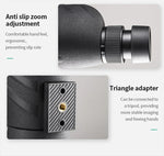 25-75x60 HD Spotting Scope Powerful Monocular Zoom Telescope Prism Waterproof for Birdwatching Target Shooting Camping