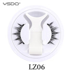 YSDO Magnetic Eyelashes Reusable Winged Magnetic 3D Mink lashes Long-Lasting No Glue Needed False Eyelashes with Tweezer Makeup