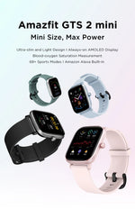 Amazfit GTS 2 mini GPS Smartwatch  For Men Women Gift Display 68+Sports Modes Waterproof Sports Watch Sleep Monitoing
