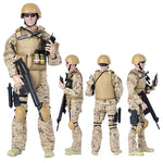 1/6 Action Figure Military Army 30cm Combat Swat Police Soldier With Gun Forces Model Toys