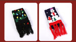 Christmas LED Scarf - Knitted Multicolor Light-Up Scarf for Kids and Adults