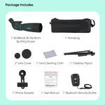 Svbony SV28plus 50/60/70mm Spotting Scope Zoom Telescope Powerful Long Range PORRO Prism Suit for Archery Target Shooting