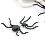 Halloween Party DIY Decoration 3D Horror Personality Black Spider Earrings Jewelry Piercing Earrings Clothing Decoration Supplie