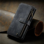 Business Flip Leather Case For Samsung Galaxy A56 A36 A16 A55 A35 A25 A15 A54 A34 A14 A53 A33 A13 A52 Zipper Wallet Card Cover