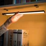 Under Cabinet Dimmable LED Motion Sensor Night Light USB Charging Magnetic Induction Lamp for Bedside, Wardrobe, Stairway