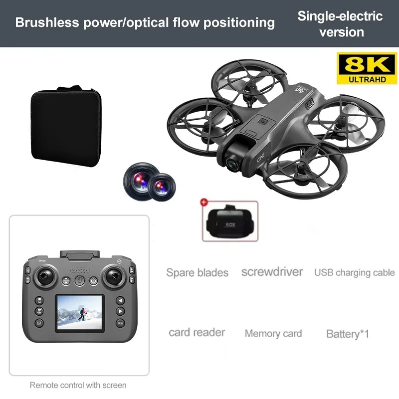 V666 Mini Rc Drone 8K HD 4ch 6-Axis Headless Mode Helicopter 360° Flip Remote Control Quadcopter Toys Mini Drone Fors Kid Gifts