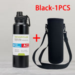 600/800/1000ML Outdoor Thermos Water Bottle Stainless Steel Insulated Cup Keeps Cold and Heat Thermal Mug Travel Vacuum Flasks