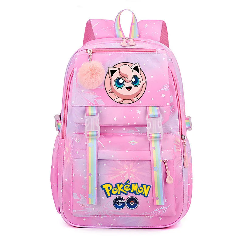 Pokémon Backpack for Kids & Teens – Pikachu & Charmander School Bag (Back-to-School Gift)