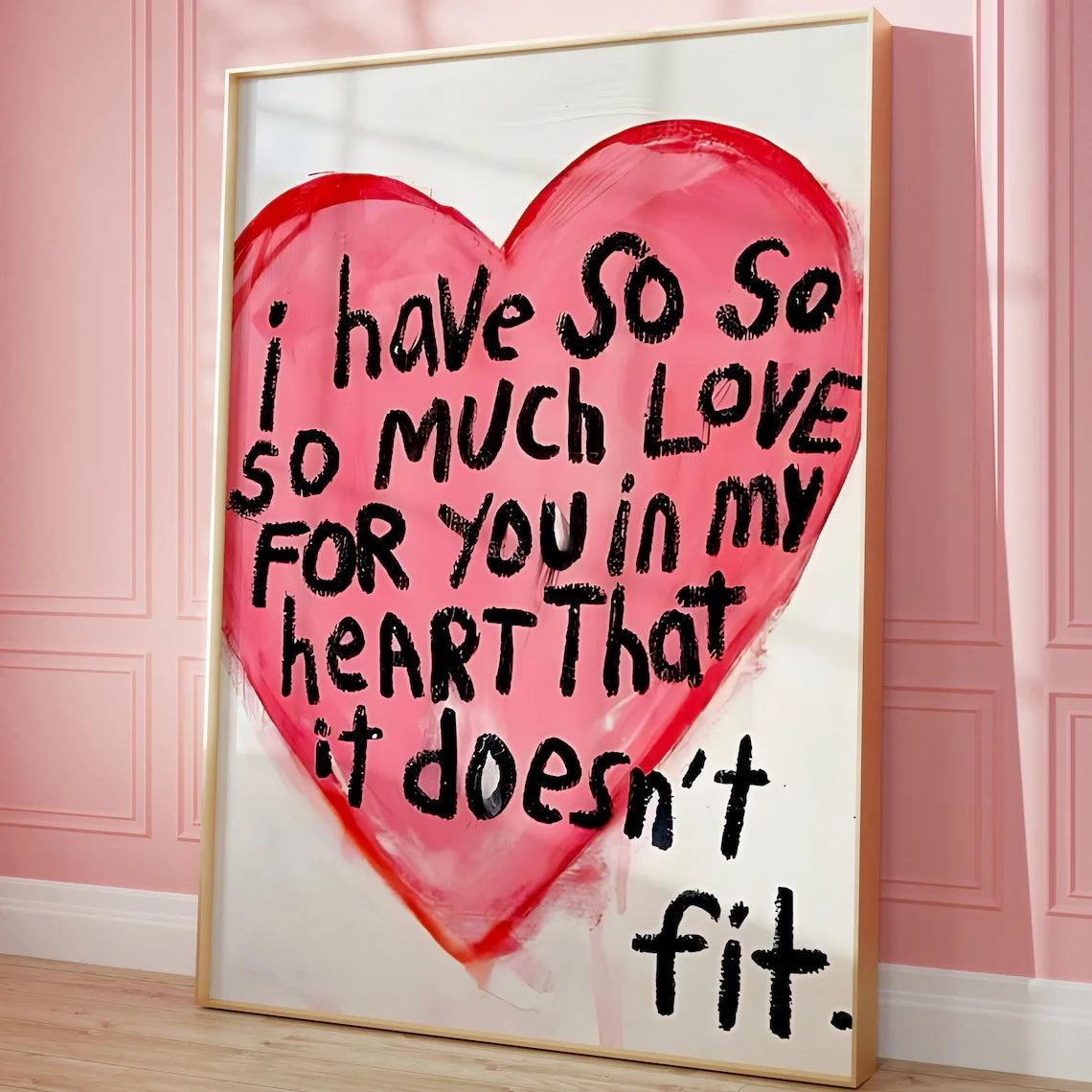 Simple Trendy Text Printing Poster, Simple Canvas Wall Decoration, Modern Art Home Decoration, Living Room Decoration