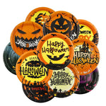 Halloween Themed Disposable Tableware Cups 7 Inch Plates 9 Inch Plates Halloween Party Decoration Supplies Festival Supplies