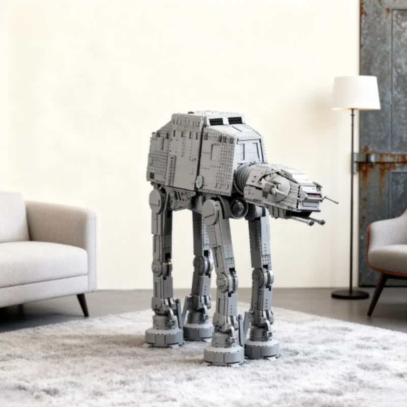 MOC 75313 UCS Large Sized ATAT Combat Walker Building Blocks Display Model Bricks Toys For Kids Adults Christmas Birthday Gifts